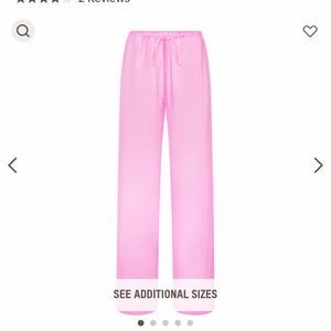 Skims SILK CHIFFON COVER UP DRAWSTRING PANT